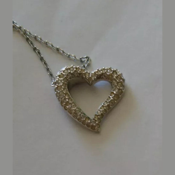 Swarovski Open Heart Necklace - Picture 5 of 6